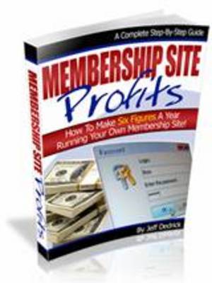 Product picture Membership Site Profits