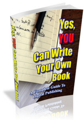 Product picture Yes You Can Write Your Own Book